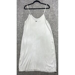 Raquel Allegra Slip Dress Gray 2 Large